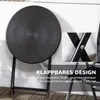 Zahradní stůl Outsunny, kulatý skládací stůl, Ø 60 cm, Náhled obrázku produktu 4