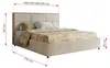 MKS MEBLE Polsterbett LERIO CLASSIC 200x200 cm mit Produktbild-Vorschau 7