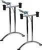 Two chrome table bases against a white background. Produktbild-Vorschau