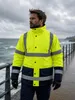 Warnjacke XXL - Sicherheitsjacke - Winterjacke - Parka - Produktbild-Vorschau 2