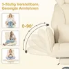 HOFFREE Ergonomiczne krzesło biurowe na kółkach, z szerokim Podgląd zdjęcia produktu 5