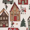 Weihnachtstischdecke Winter Village Scene Winterdorf div. Produktbild-Vorschau 3