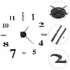 vidaXL 3D-Wanduhr Modernes Design 100 cm XXL Schwarz Produktbild-Vorschau 5