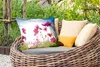 MuchoWow® Outdoor Kissen - Blumen - Rosa - Cosmea - 60x40 Produktbild-Vorschau 3