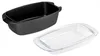 HI Aluguss Bräter Brattopf Backofen-Topf mit Glasdeckel Produktbild-Vorschau 4