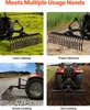 VEVOR Râteau à foin pour tracteur tondeuse 127 cm, système Voir les images du produit 6