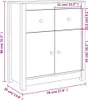 vidaXL Příborník 70x35x80 cm borovice masiv Náhled obrázku produktu 9