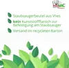 Marketing image with text and graphics about vacuum cleaner bags. Produktbild-Vorschau
