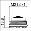 Neoperl Strahlregler M 21.5x1 Luftsprudler, Perlator für Anteprima dell’immagine prodotto 5