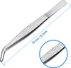 MMOBIEL 2x pęseta ze stali nierdzewnej 12 cm, zakrzywiona, Podgląd zdjęcia produktu 4