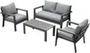 MeXo Gartenmöbelset Aluminium, 4 Personen, Ergonomische Produktbild-Vorschau 18
