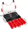 Boîte à outils mobile avec boîte à tiroirs et organisateur Voir les images du produit 8