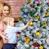 Yaheetech 228 cm Künstlicher Weihnachtsbaum mit Schnee, Produktbild-Vorschau 4
