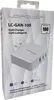 LC-Power Charger GaN 2x USB-C/USB-A 100W LC-GAN-100 Weiß Produktbild-Vorschau 7