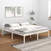 vidaXL Seniorenbett Weiß 180x200 cm Massivholz Kiefer Produktbild-Vorschau 2