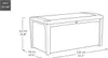 Keter Borneo Deck Box, Aufbewahrungsbox, Grau, Rechteckig, Produktbild-Vorschau 11