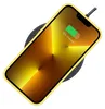 A yellow iPhone case is shown on a wireless charger, with the phone displaying a 75% charged battery icon. Anteprima dell’immagine prodotto