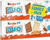 Ferrero kinder DUO 2 x 12er Family Pack Kekse mit Produktbild-Vorschau 1