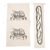 Brotbeutel Set aus Leinen | 32x35cm | 3 Stk | Inkl. Produktbild-Vorschau 2