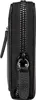 A close-up side view of a black wallet with a zipper. Anteprima dell’immagine prodotto