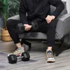 HOMCOM Hexagon Kurzhanteln Gusseisen Hanteln Griff Produktbild-Vorschau 2