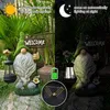 LED solárny záhradný trpaslík - uvítacia socha Náhľad obrázku produktu 4