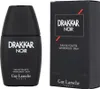 A black bottle of Drakkar Noir eau de toilette and its matching black box packaging are displayed side-by-side against a white background. Podgląd zdjęcia produktu