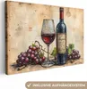 MuchoWow® - Leinwandbilder - Wein - Trauben - Jahrgang - Produktbild-Vorschau 1