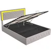 Hydraulisches Boxspringbett 140x200cm LED-Bettrahmen Produktbild-Vorschau 5