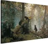 Italienischer Leinwand Leinwandbild - Morning in a Pine Produktbild-Vorschau 1