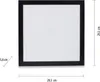 JUST LIGHT LED Deckenlampe FLAT schwarz, Lichtfarbe Produktbild-Vorschau 5