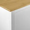vidaXL Kleiderschrank mit 3 Türen Hill Weiß 127x50x170 cm Produktbild-Vorschau 8