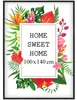 Rám na obrázky MG Design Schwarz, rozměry 100 x 140 cm – Náhled obrázku produktu 1