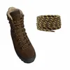 Zweifarbige Schnürsenkel für Wanderschuhe / Arbeitsschuhe - Braun Dunkel Gelb Gemustert - 140 cm Produktbild-Vorschau