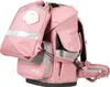 A pink school backpack with an octopus applique. Voir les images du produit