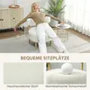 HOMCOM Lounge kreslo, relaxačné kreslo s fleecom Sherpa, Náhľad obrázku produktu 4