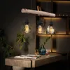 Hängeleuchte, Käfig Design, Holz, L 60 cm Produktbild-Vorschau 12