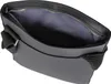 The interior of a gray messenger bag is shown. Produktbild-Vorschau