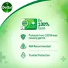A Dettol bar soap with marketing text and icons. Produktbild-Vorschau