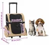 vidaXL Trolley per animali domestici 3 in 1 Colore sabbia Anteprima dell’immagine prodotto 7
