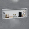 VILSTEIN Duschnische 30x90 cm | Aufputz | Wandnische Weiß | Produktbild-Vorschau 1