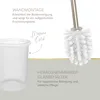 Lenz NOA Bad-Accessoire Set Nickel matt WC-Bürstengarnitur, Produktbild-Vorschau 5