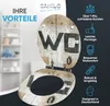 SANILO® WC sedátko s mechanismem Soft-Close Old Style, WC Náhled obrázku produktu 2