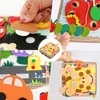 Montessori Manipulative Board Filz Buch Lernspielzeug, Produktbild-Vorschau 3