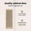 vidaXL Porte d'armoire 2 pièces Naturel 110 x 2,1 x 39,5 cm Voir les images du produit 6