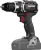 A studio shot of a cordless drill with its battery pack attached, against a white background. Produktbild-Vorschau