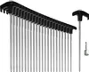 com-four® 24x Zelt-Heringe aus Stahl mit Adapter für Produktbild-Vorschau 1