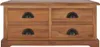 vidaXL Salontafel, 68 x 68 x 30 cm, massief teakhout Productafbeelding-voorbeeld 1