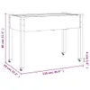Pflanzkübel mit Einsatz und Rollen Braun 118x59x80cm Produktbild-Vorschau 7