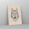 Bilder auf glas - Einteilig - Husky Hund Portrait Plakat - Produktbild-Vorschau 4